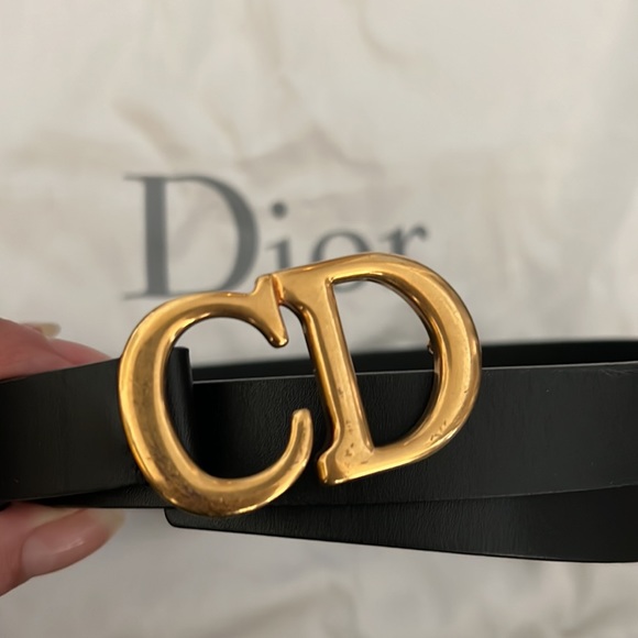 Dior Saddle Calfskin Belt - Picture 2 of 9
